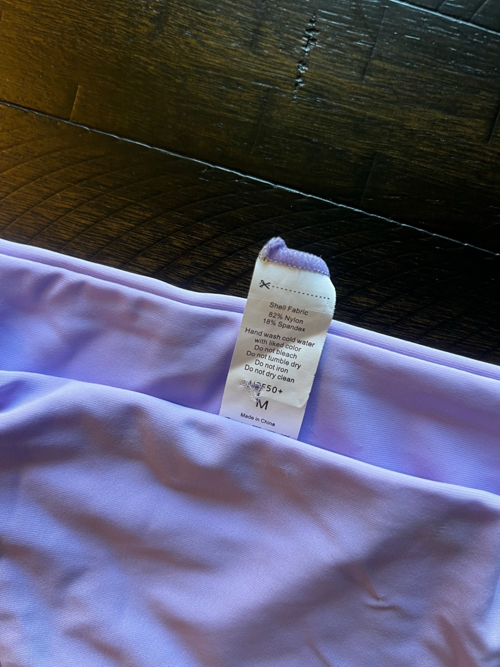 NWOT Lilac Ruched Side Bikini Bottom - Picture 3 of 4
